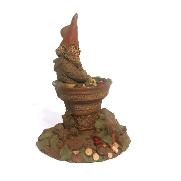 Tom Clark Gnomes Herb Item 1076 #93 1984 Cairn Studios Figurine - Picture 4 of 6